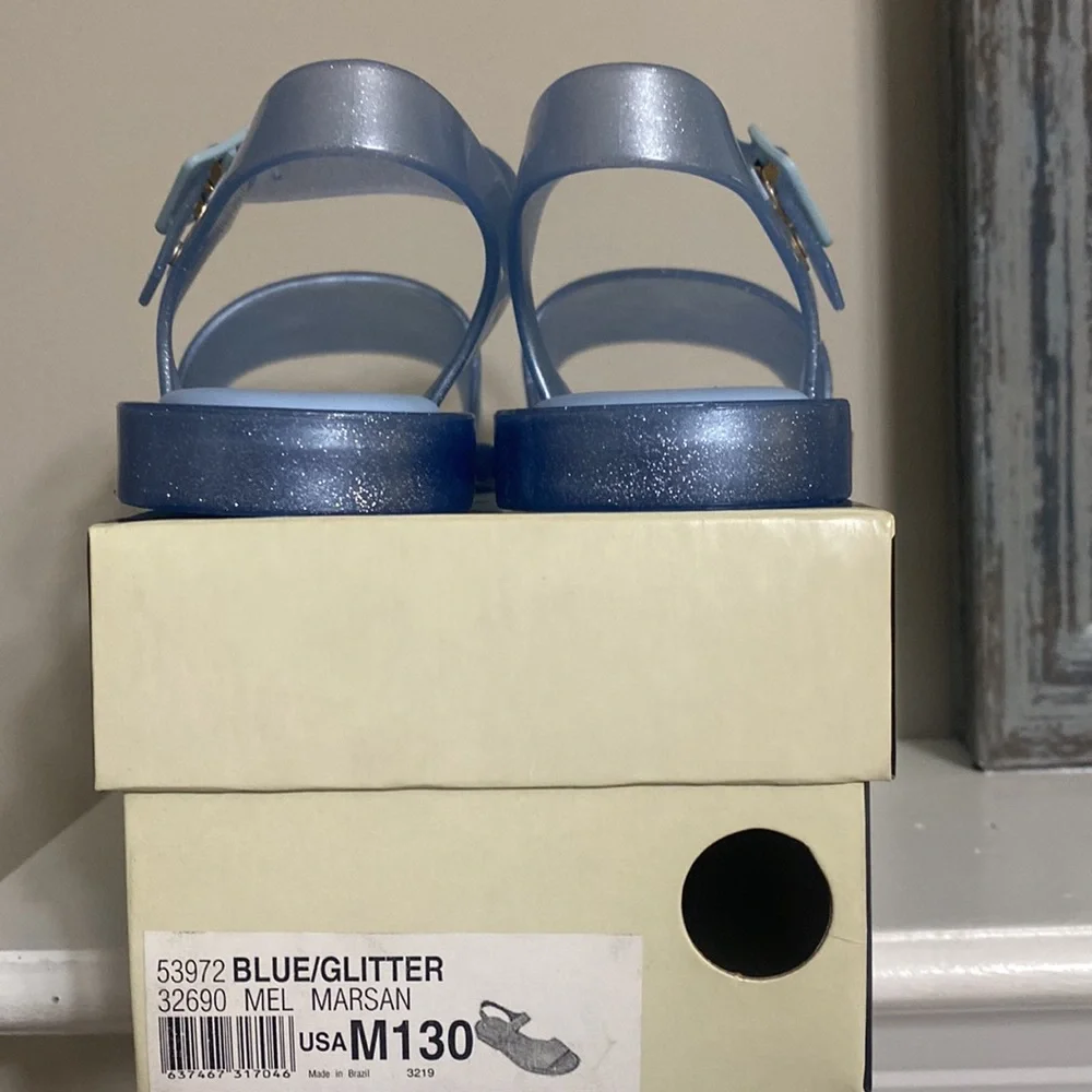 🆕 Mini Melissa little girls sz 13 sandals - Picture 10 of 11